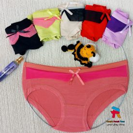 شورت زنانه فانتزی توردار پاپیونی مودال عمده جینی