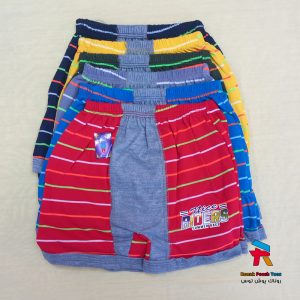 شورت پسرانه پادار راه راه ماه عمده جینی