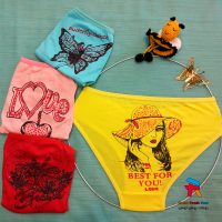 شورت زنانه پشت چاپی نخی کتان پنبه جینی عمده درجه یک