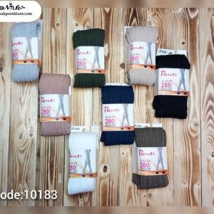 جوراب شلواری زنانه گندمی جین 12 عددی