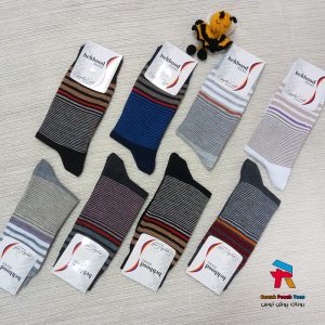 جوراب مردانه طرح دار بهبود عمده جینی