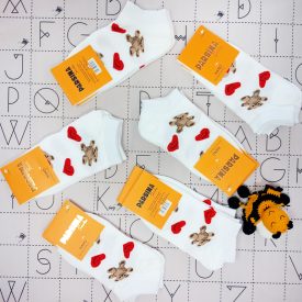 جوراب زنانه مچی اسپرت زنانه طرح دل جینی