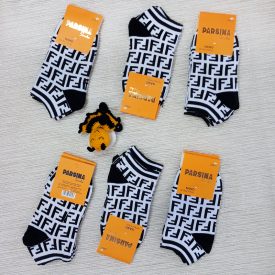 جوراب زنانه مچی زنانه اسپرت فندی جینی