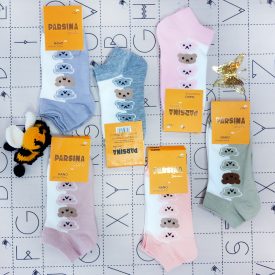 جوراب زنانه مچی زنانه اسپرت خرسی جینی