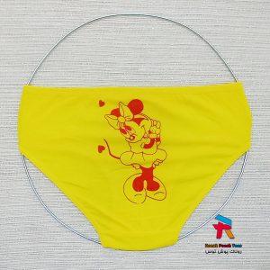 شورت زنانه پشت چاپ طرح میکی موس رنگ بندی جینی