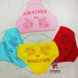 شورت زنانه مدل پشت چاپی طرح شیک جذاب عمده جینی