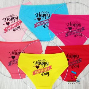 شورت زنانه پشت چاپ طرح ولنتاین جینی عمده