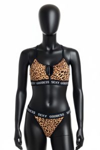 ست نخی زنانه کش پهن پلنگی(۳۰۴۰۸)