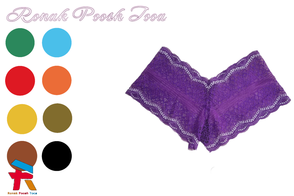 شورت زنانه فانتزی طوری دوریس(بسته ۱۲ عددی)(۵۰۳۳۷)