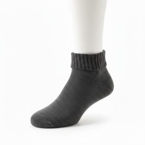 جوراب حوله ای لب برگرد (10542)